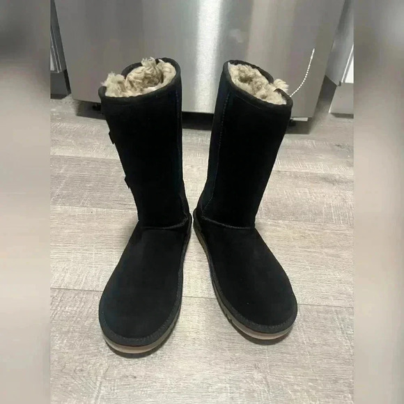 Koolaburra by Ugg Victoria Black Boots NEW - Picture 4 of 8